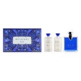 Bvlgari Blv Coffret: Eau De Toilette Spray 100ml/3.4oz + 2x After Shave Balm 75ml/2.5oz + Pouch