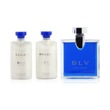 Bvlgari Blv Coffret: Eau De Toilette Spray 100ml/3.4oz + 2x After Shave Balm 75ml/2.5oz + Pouch