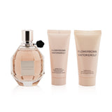 Viktor & Rolf Flowerbomb Coffret: Eau De Parfum Spray 100ml/3.4oz + Body Cream 40ml/1.36oz + Shower Gel 50ml/1.7oz