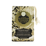 Nesti Dante Luxury Body Cleanser On A Rope - Black Body Cleanser With Vegetal Active Carbon (Limited Edition)