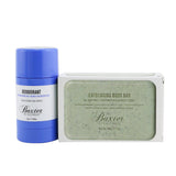 Baxter Of California Body Essentials 2-Pieces Full Size Set: Deodorant 75g + Exfoliating Body Bar 198g 2pcs