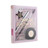 Anastasia Beverly Hills Ombre Brow Kit (Brow Powder Duo + Mini Clear Brow Gel + Brush 7B) - # Taupe 3pcs