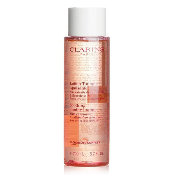 Clarins Soothing Toning Lotion with Chamomile & Saffron Flower Extracts - Very Dry or Sensitive Skin 200ml/6.7oz