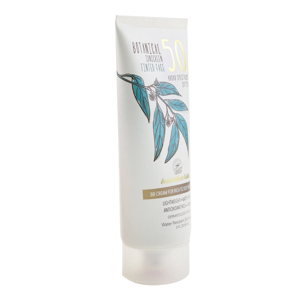 Australian Gold Botanical Sunscreen SPF 50 Tinted Face BB Cream - Rich to Deep  89ml/3oz
