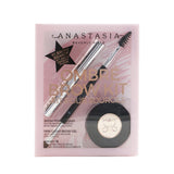 Anastasia Beverly Hills Ombre Brow Kit (Brow Powder Duo + Mini Clear Brow Gel + Brush 7B) - # Ebony 3pcs