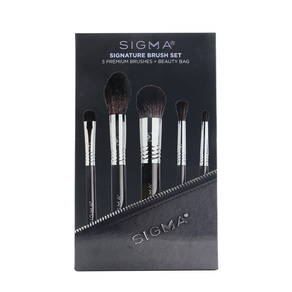 Sigma Beauty Signature Brush Set (5x Premium Brush, 1x Bag)  5pcs+1bag