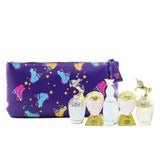 Anna Sui Miniature Coffret: Fantasia EDT 5ml + Fantasia Mermaid EDT 5ml + Sceret Wish EDT 5ml + 2x Sky EDT 5ml + Pouch 5pcs+Pouch