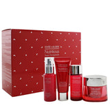 Estee Lauder Nutritious Super-Pomegranate Nourish All Night Set: Night Creme+ Milky Lotion+ Lotion Intense Moist+ Cleansing Form...