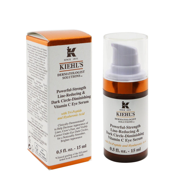Kiehl's Dermatologist Solutions Powerful-Strength Line-Reducing & Dark Circle-Diminishing Vitamin C Eye Serum  15ml/0.5oz