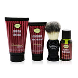 The Art Of Shaving The 4 Elements Of The Perfect Shave 4-Pieces Kit - Sandalwood: Pre-Shave Oil 30ml + Shaving Cream 45ml + After-Shave Balm 30ml + Shaving Brush 4pcs