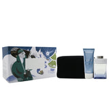 Bvlgari Man Glacial Essence Coffret: Eau De Parfum Spray 100ml/3.4oz + After Shave Balm 100ml/3.4oz + Pouch (X'mas Edition) 2pcs+Pouch