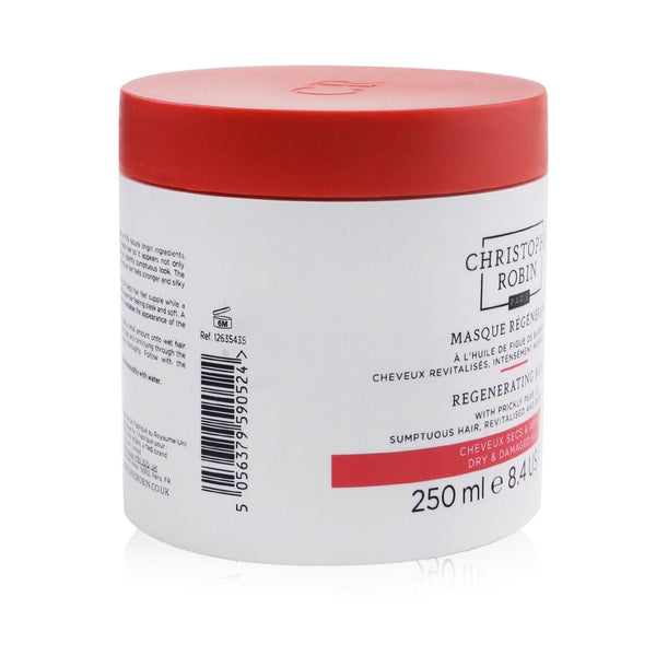 Christophe Robin Regenerating Mask with Rare Prickly Pear Oil - Dry & Damaged Hair  250ml/8.4oz