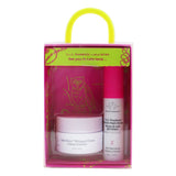 Drunk Elephant Call It A Night Duo Set: Lala Retro Whipped Cream 15ml/0.5oz+ T.L.C Framboos Glycolic Night Serum 8ml/0.27oz 2pcs