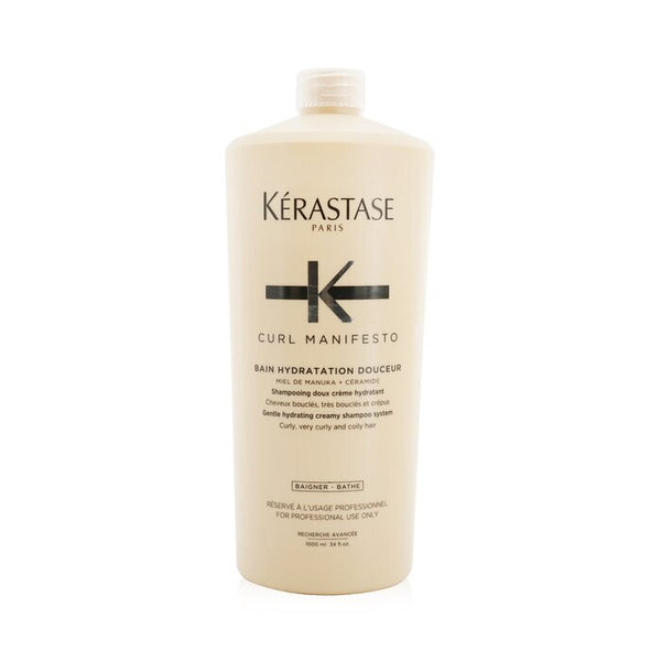 Kerastase Curl Manifesto Bain Hydratation Douceur Shampoo Gentle Creamy Shampoo - For Curly, Very Curly & Coily Hair 1000ml/34oz