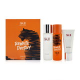 SK II Essential Care Facial Treatment Set (2022 New Year Limited Edition): Clear Lotion 230ml + Essence 230 ml + Gentle Cleanser 120g 3pcs