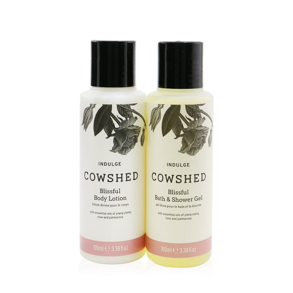 Cowshed Blissful Treats Duo Set: Indulge Blissful Bath & Shower Gel 100ml+ Indulge Blissful Body Lotion 100ml  2x100ml/3.38oz