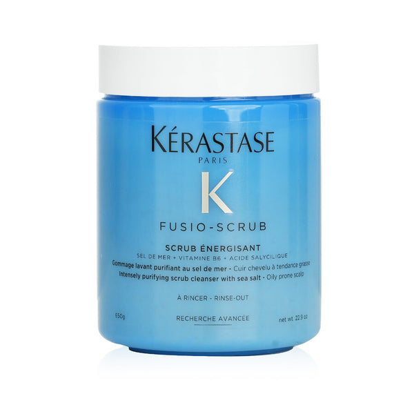 Kerastase Fusio-Scrub Scrub Energisant Intensely Purifying Scrub Cleanser with Sea Salt (Oily Prone Scalp)  650g/22.9oz