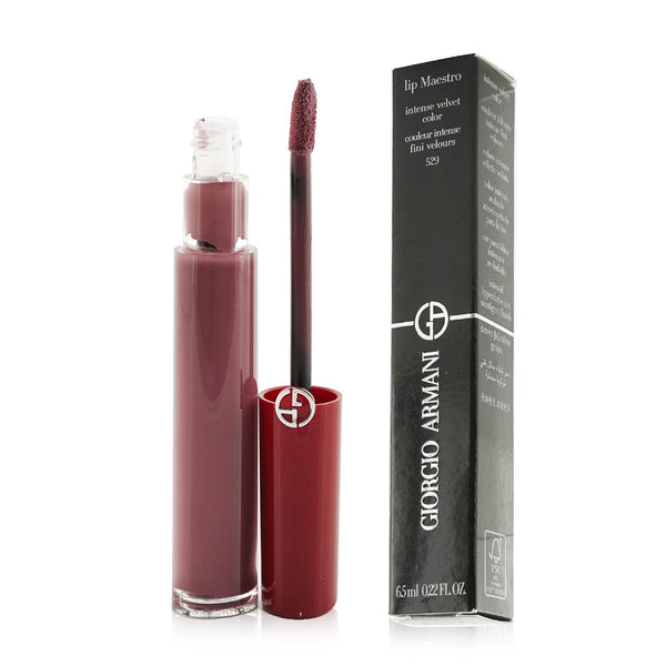 Giorgio Armani Lip Maestro Intense Velvet Color (Liquid Lipstick) - # 529 Rose Plum  6.5ml/0.22oz