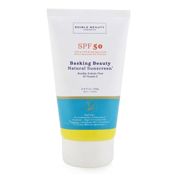 Edible Beauty Basking Beauty Natural Sunscreen SPF 50 (Exp. Date 10/2022) 100g/3.4oz