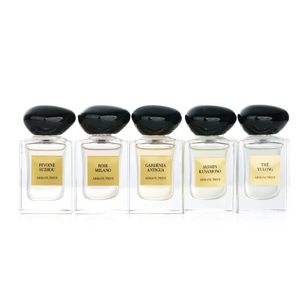 Giorgio Armani Prive Les Eaux Fragrance Miniatures Set  5x7.5ml/0.26oz