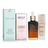Estee Lauder Advanced Night Repair Synchronized Multi-Recovery Complex 100ml (Free: Natural Beauty BIO UP Rose Collagen Foundation SPF50 35ml) 2pcs