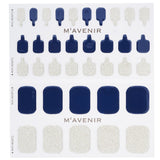 Mavenir Nail Sticker - # Navy Gold Topaz Pedi 36pcs