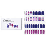 Mavenir Nail Sticker (Patterned) - # Neon Crossline Nail 32pcs