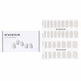 Mavenir Nail Sticker (White) - # Silver Wedding Ring Nail 32pcs