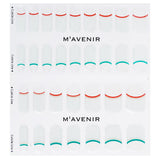 Mavenir Nail Sticker - # Sporty French Nail 32pcs