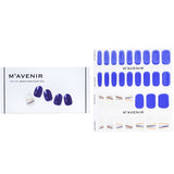 Mavenir Nail Sticker (Blue) - # Deep Water Wave Nail 32pcs