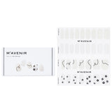 Mavenir Nail Sticker (White) - # Gold Starlight Pedi 36pcs
