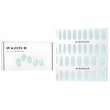 Mavenir Nail Sticker (Blue) - # Gray Deep French Nail 32pcs