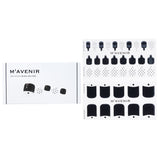 Mavenir Nail Sticker (Black) - # Classic Black Pedi 36pcs