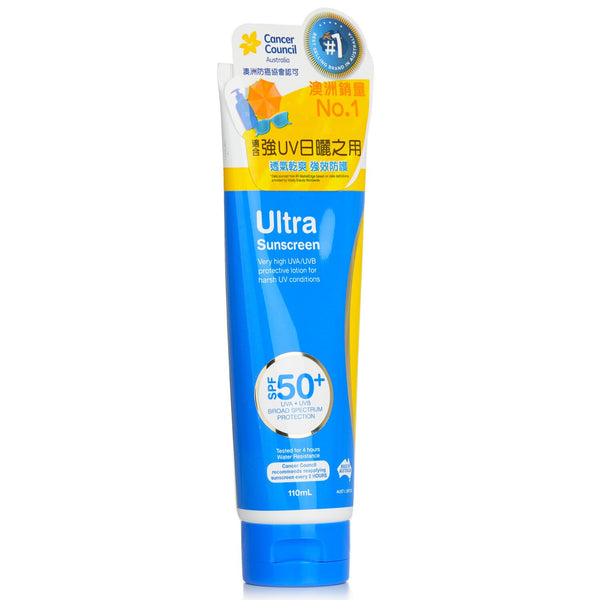 Cancer Council CCA Ultra Sunscreen SPF 50  110ml