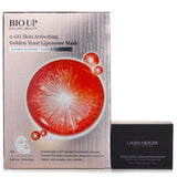 Natural Beauty Natural Beauty BIO UP a-GG Skin Activating Golden Mask 5x25m + Laura Mercier Loose Setting Powder - Translucent 29g 2pcs