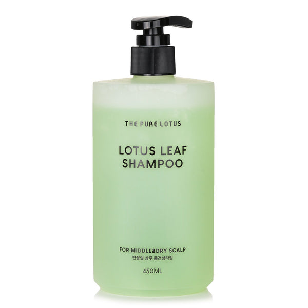 THE PURE LOTUS Lotus Leaf Shampoo - For Middle & Dry Scalp  450ml