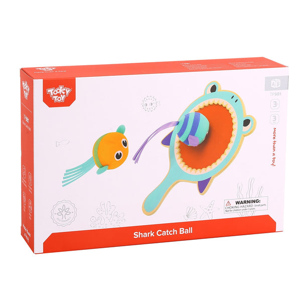 Tooky Toy Co Shark Catch Ball  19x30x5cm