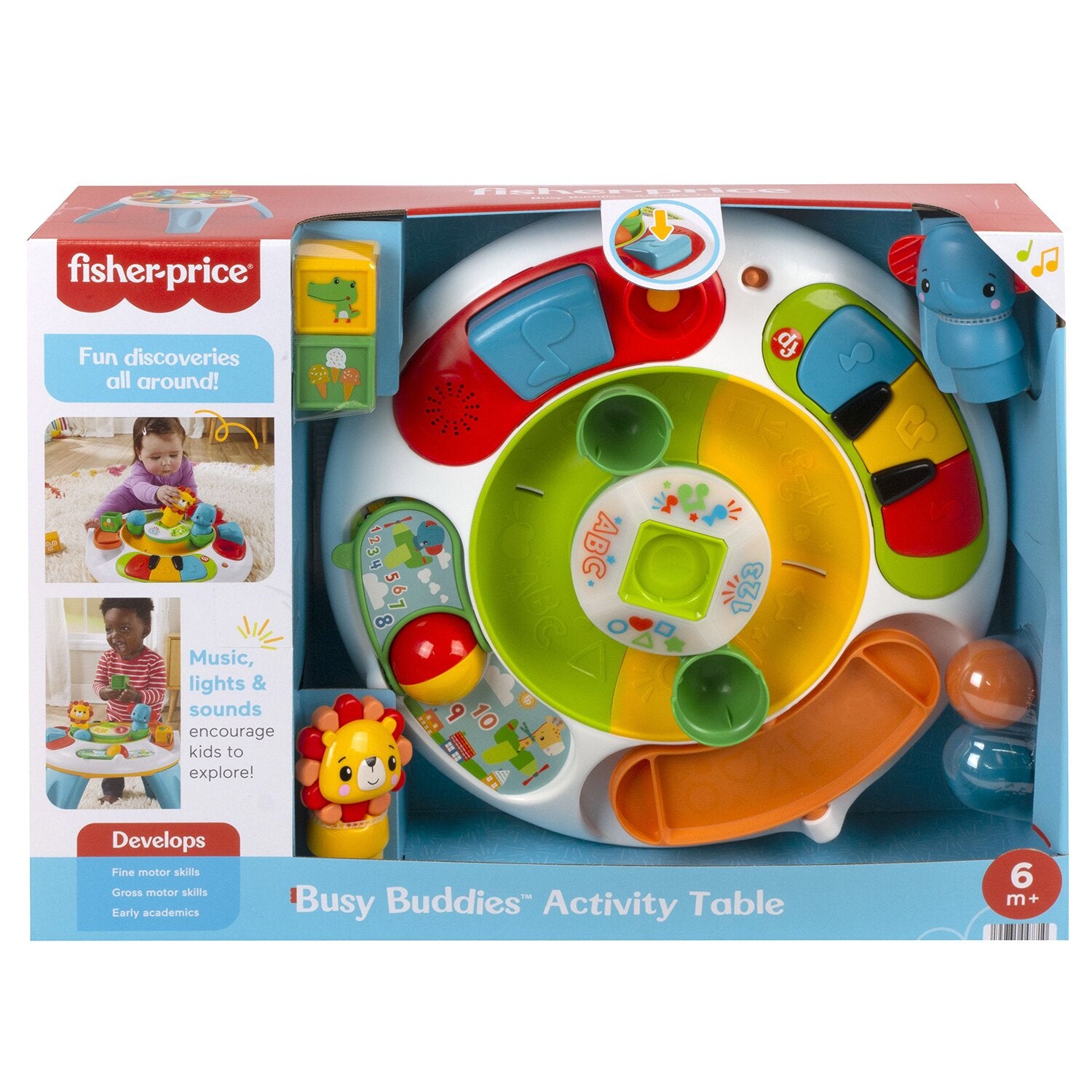 Fisher-Price Busy Buddies? Activity Table 57x14x41cm – Fresh Beauty USA