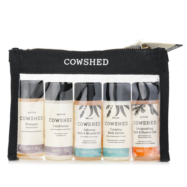 Cowshed Travel Set (Shampoo + Conditioner + Bath & Shower Gel + body Lotion)  5x30ml