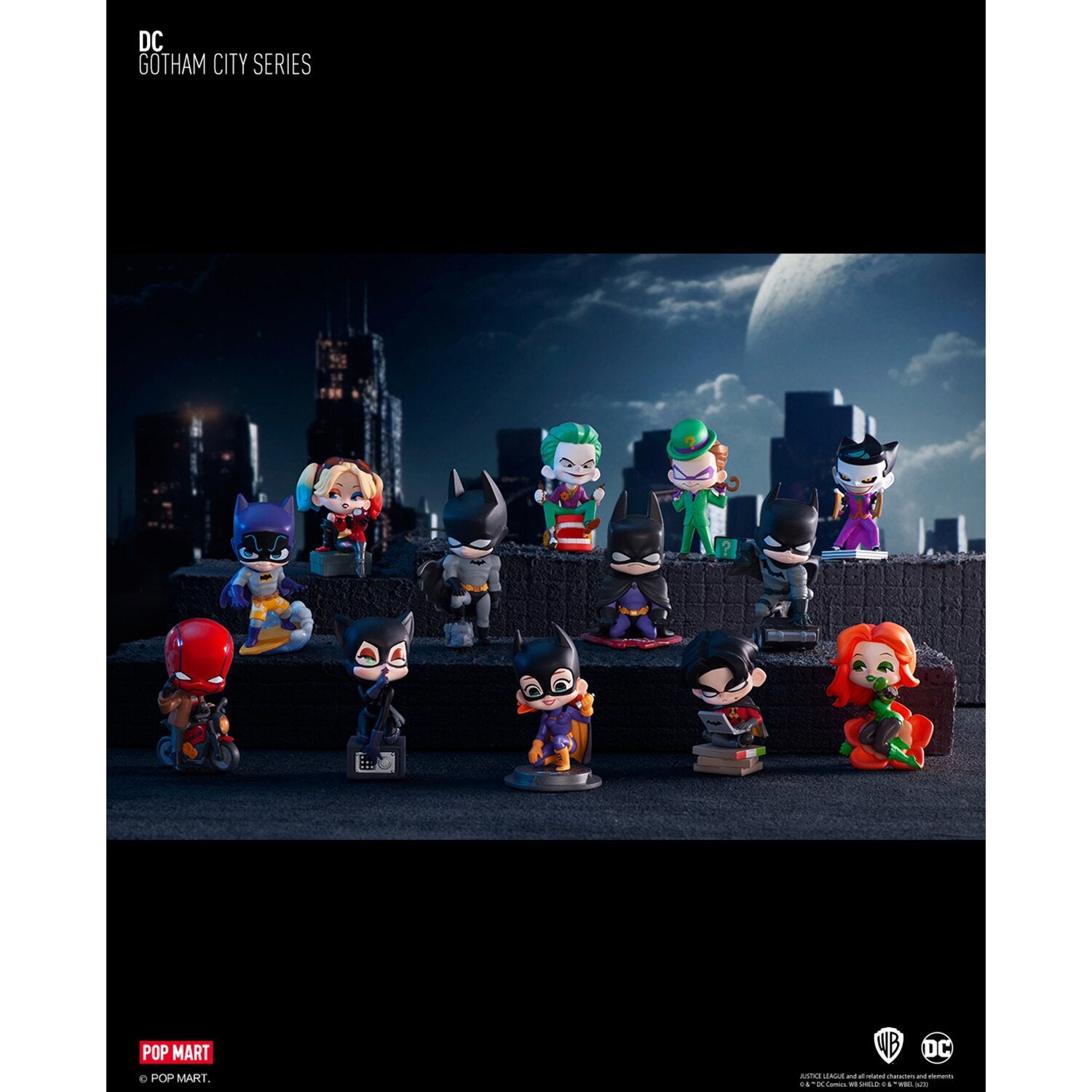 Popmart DC Gotham City (Individual Blind Boxes) 7x11x7cm – Fresh