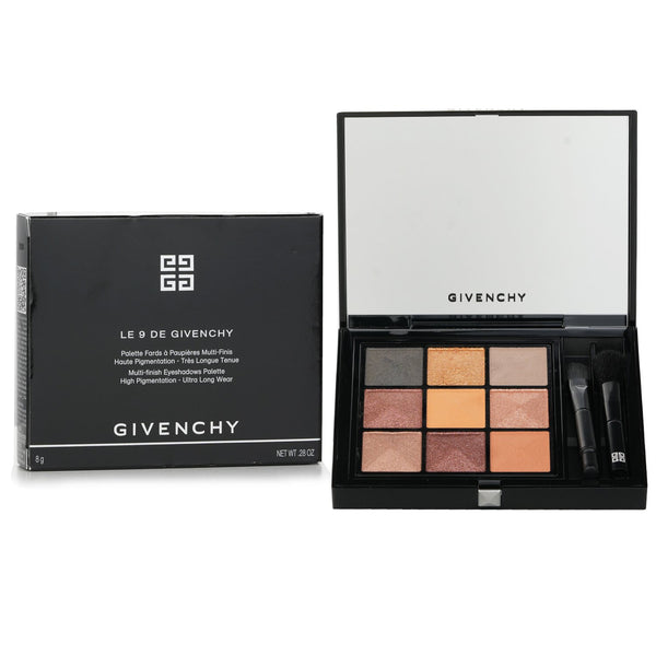 Givenchy Le 9 De Givenchy Multi-Finish Eyeshadows Palette High Pigmentation Ultra Long Wear- #08 Le 9.08  8g/0.28oz