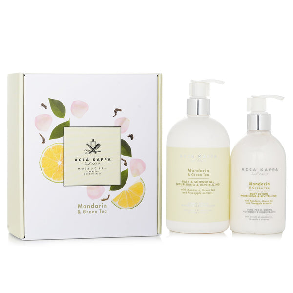 Acca Kappa Mandarin & Green Tea Body Care Gift Set:  2pcs