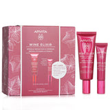 Apivita Wine Elixir Wrinkle Reduction & Firmness Gift Set: Day Cream SPF 30 40ml+ Eye & Lip Cream 15ml 08520 (Exp. Date: 12/2023) 2pcs