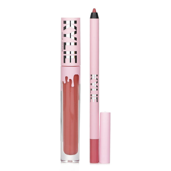 Kylie By Kylie Jenner Matte Lip Kit: Matte Liquid Lipstick 3ml + Lip Liner 1.1g - # 301 Angel  2pcs