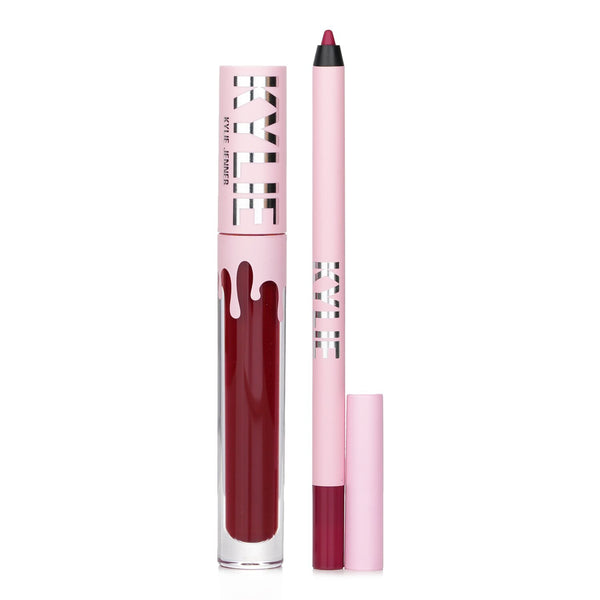 Kylie By Kylie Jenner Matte Lip Kit: Matte Liquid Lipstick 3ml + Lip Liner 1.1g - # 403 Bite Me  2pcs