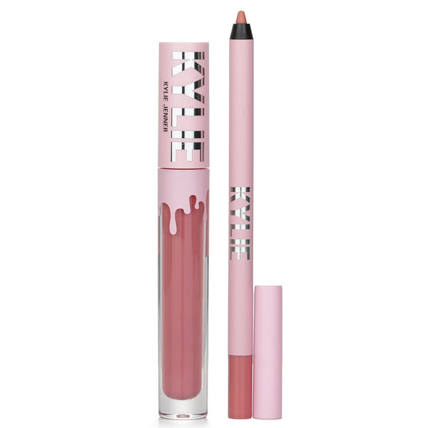 Kylie By Kylie Jenner Velvet Lip Kit: Liquid Lipstick 3ml + Lip Liner 1.1g - # 705 Charm  2pcs