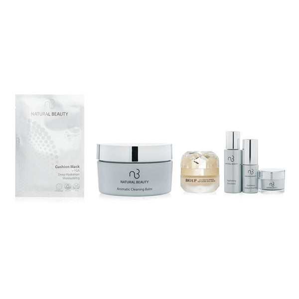 Natural Beauty Hydrating Series Travel Set +  Cleaning Balm +  Eye Cream +Cushion Mask(Exp. Date: 04/2024)  6pcs