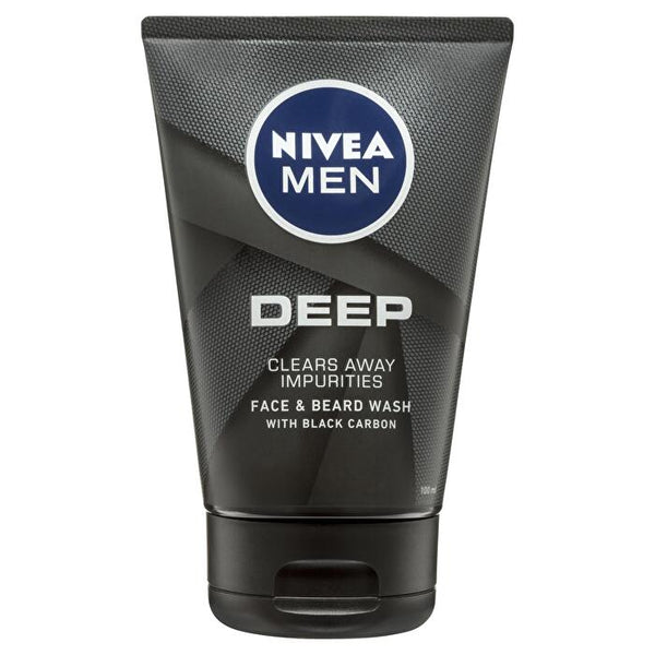 Nivea Men Face And Beard Wash Deep 100ml/3.4oz