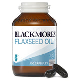 Blackmores Flaxseed Oil 1000mg 100 Vegetarian Capsules