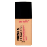 Australis Fresh & Flawless Foundation 30ml Fawn
